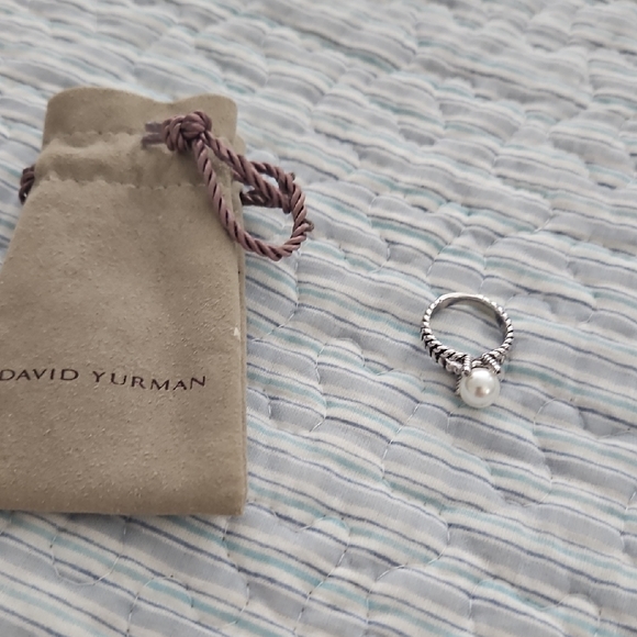 David Yurman Jewelry - David Yurman Silver Cable Ring With Bag Size 5.never Worn